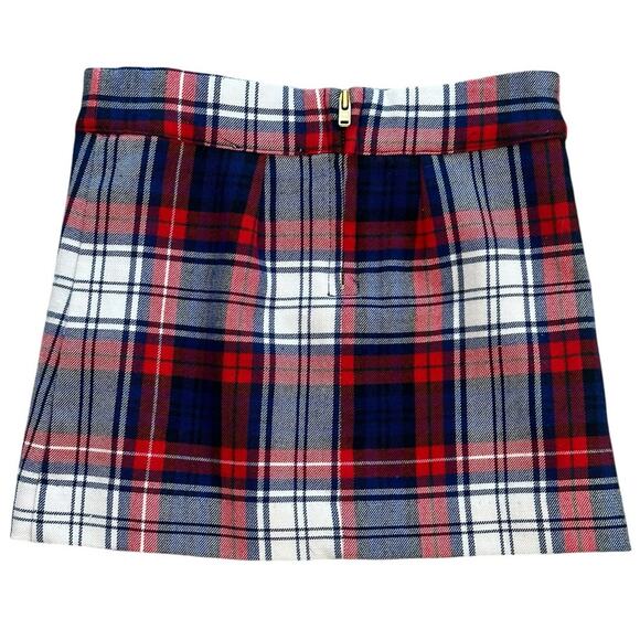 VINEYARD VINES Wool Plaid Skort Red Navy Toddler Girls 3T - Picture 6 of 6